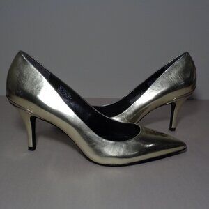 Boutique 9 / Size 9.5 M / MIRABELLE  / Gold / Leather / Heels New Women's Shoes